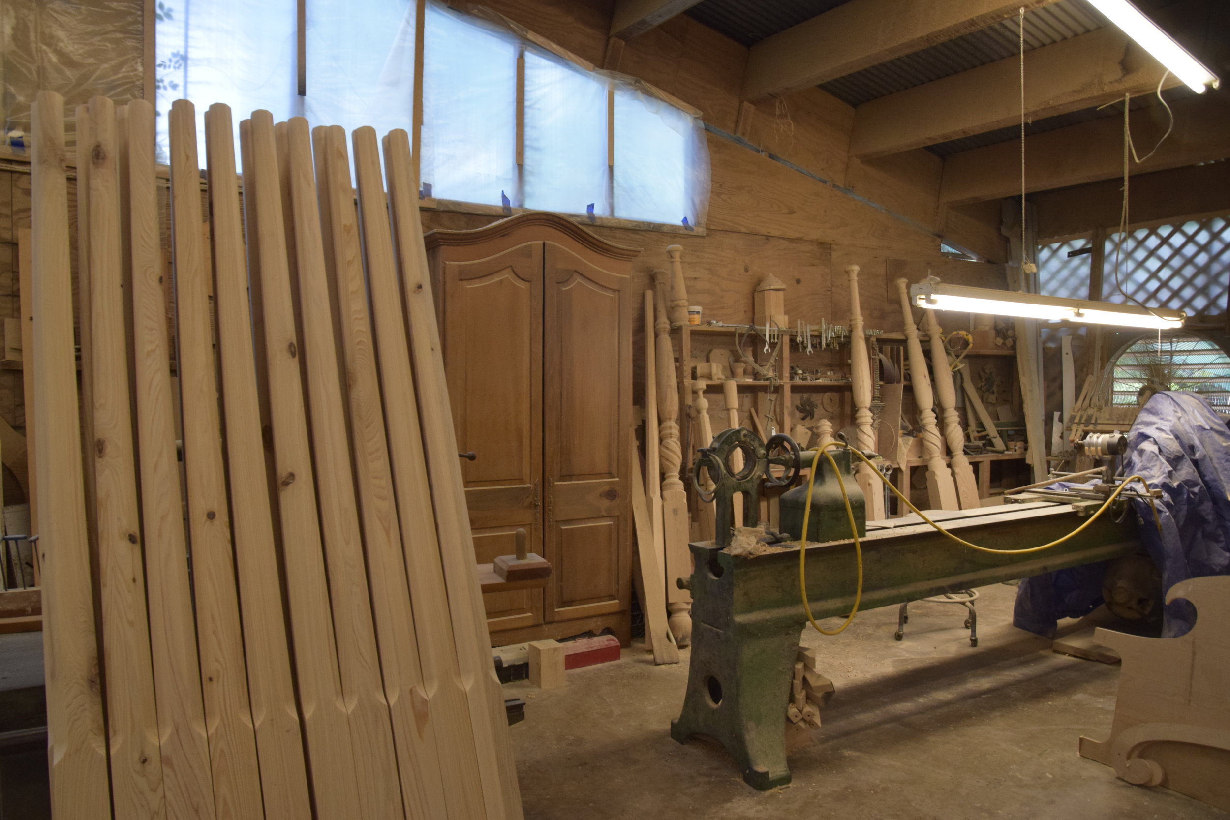 The Olivier WoodWorks workshop